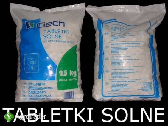 TABLETKI SOLNE 25kg sól tabletkowan Jarocin Poznan