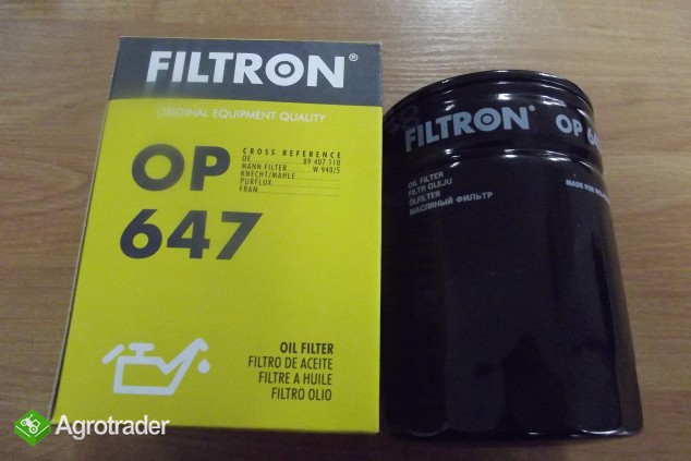Filtr oleju URSUS C-330,C-330M,C-335,C-360, 1201, 1204 OP647 FILTRON