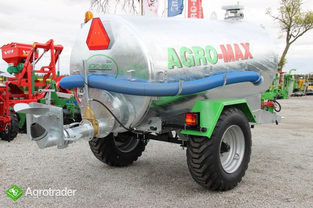Beczkowóz wóz asenizacyjny jednoosiowy agro-max  - zdjęcie 2