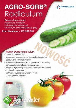 Polski Aminokwasy, Biostymulator Agro-Sorb  RADICULUM 5L - zdjęcie 2