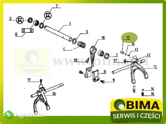 Popychacz Renault CLAAS 103-52,103-54,106-14,106-54 - zdjęcie 1