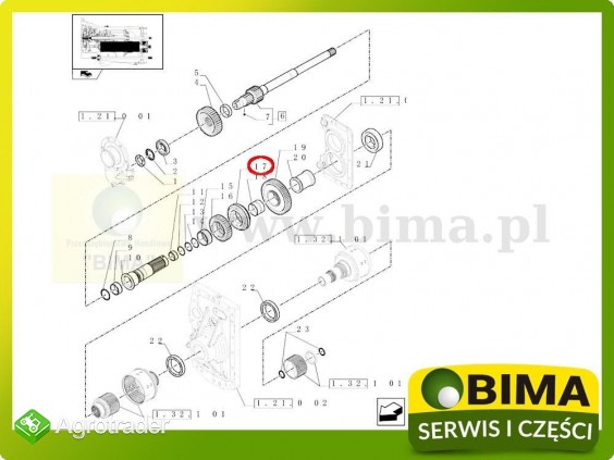 Synchronizator Case IH MAGNUM 190,200,210,220
